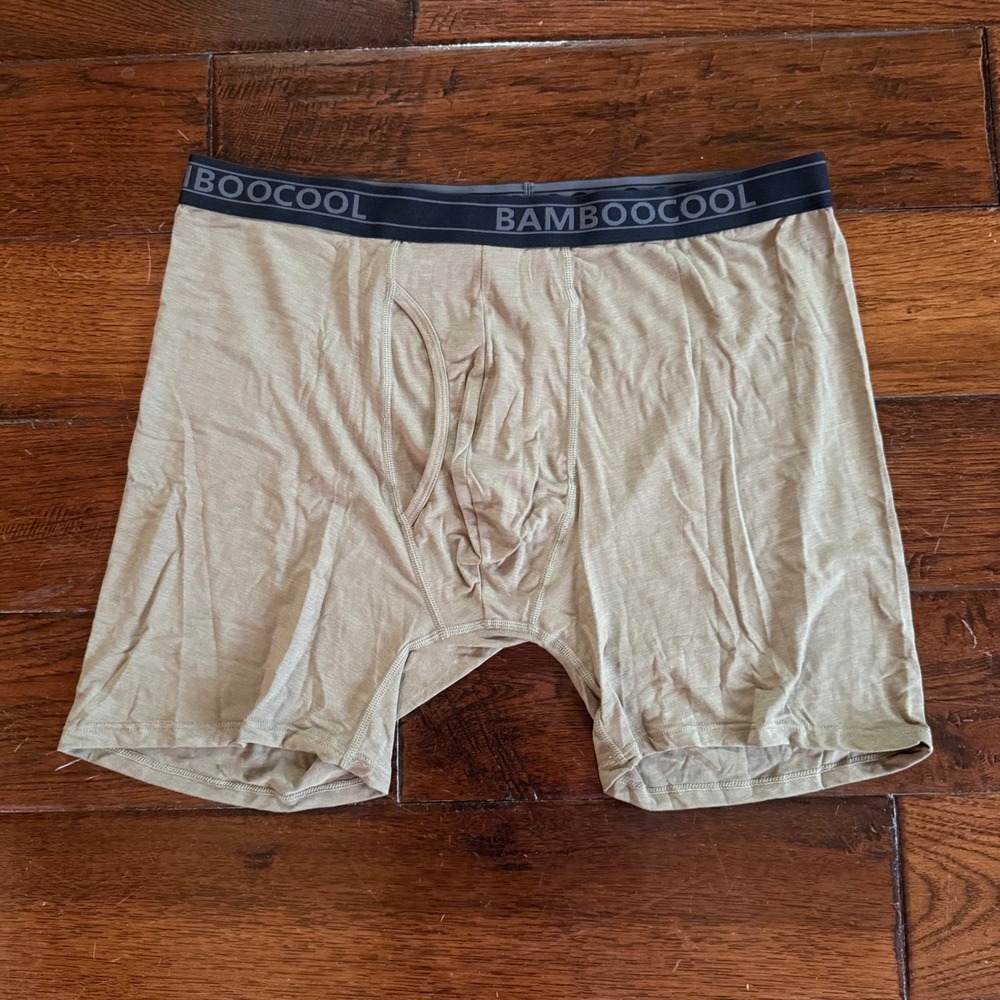 Bamboo Cool Mens Boxer Briefs 6 Pack XL Moisture Wicking Bamboo Viscose Blend